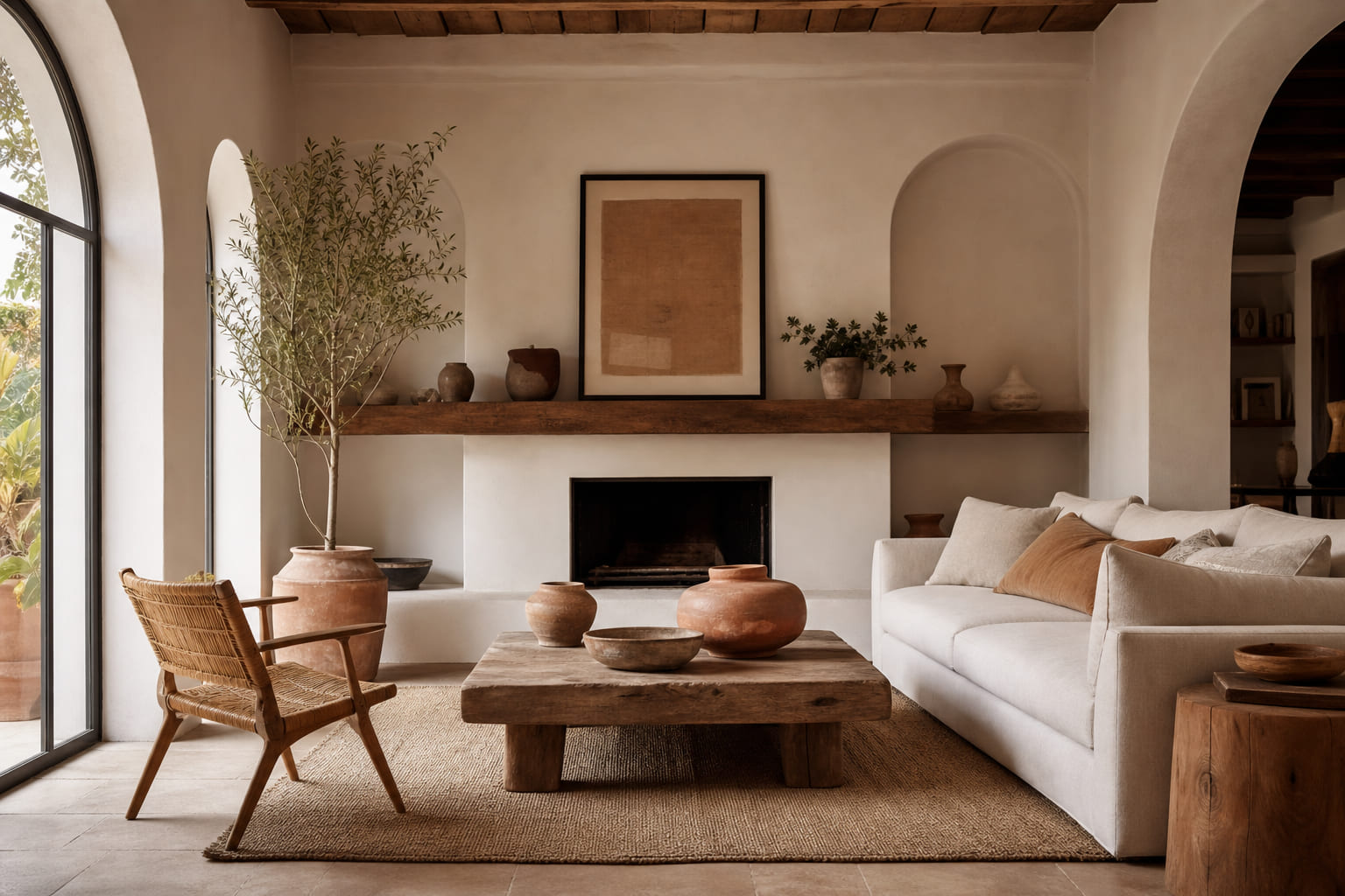 Calm interior direction in a southern Spanish home