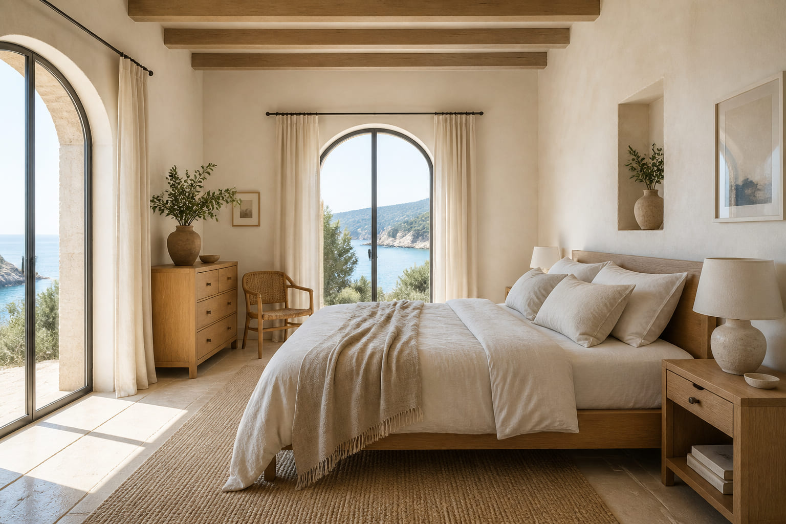 Coastal Bedroom Palette example